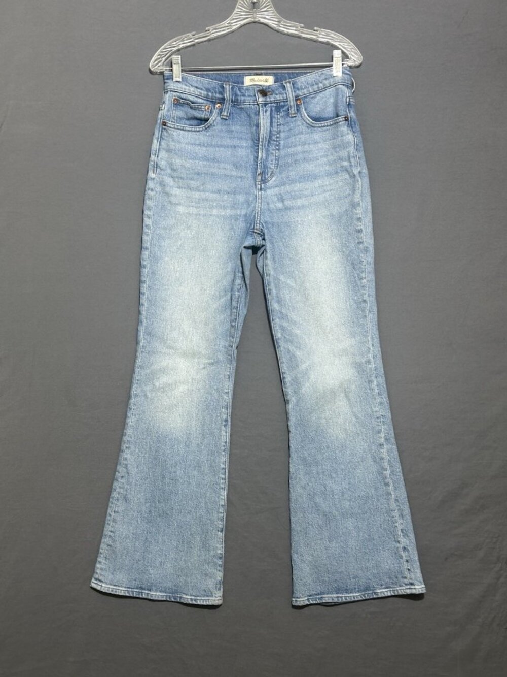 Madewell Perfect Vintage Flare 26 Light Wash Denim Boho Hippy Chic
